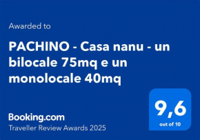 PACHINO - Casa nanu - un bilocale 75mq e un monolocale 40mq